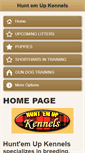 Mobile Screenshot of huntemupkennels.com
